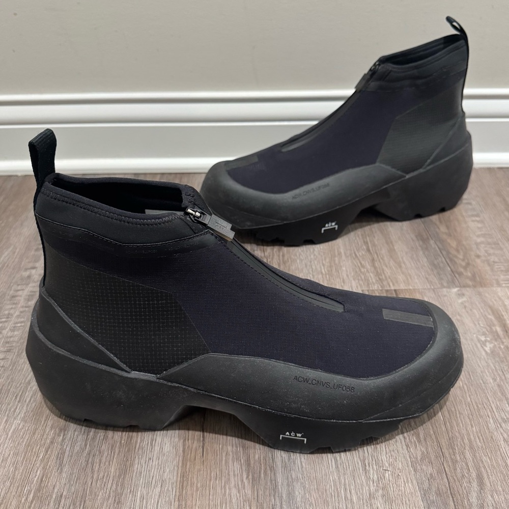 A-COLD-WALL X Converse Geo Forma Onyx Black Platform Boots